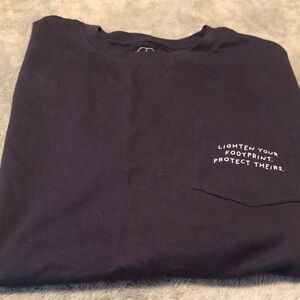 Ivory Ella Dark Blue ladies long sleeve tee